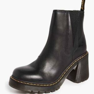 Dr. Martens Black Heeled Chelsea Boots